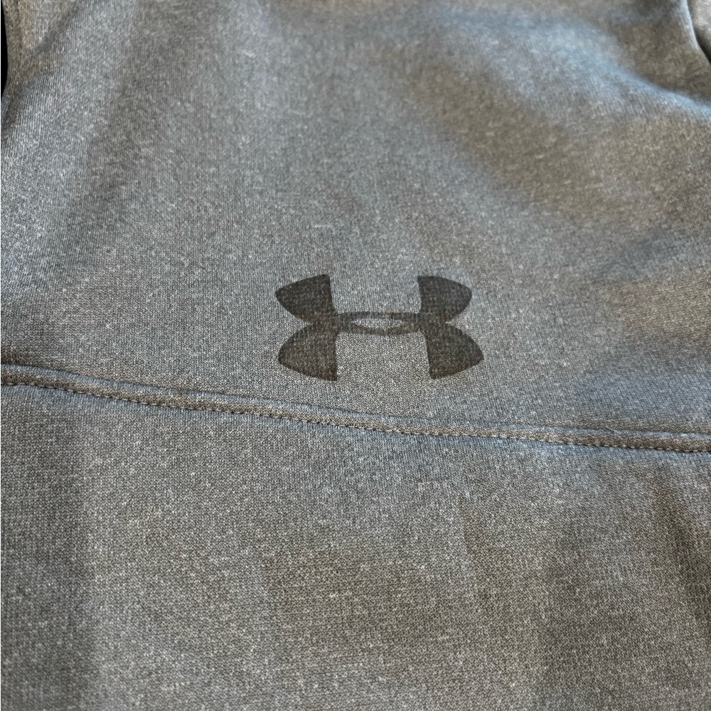 Large Under Armour Half Zip Pullover Gray Mens - image 2